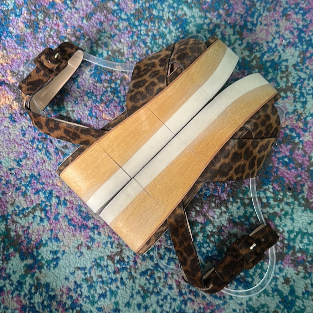 🐆Veronica Beard Wynie Platform Sandals🐆 - Picture 7 of 14